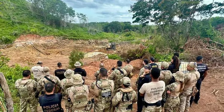 ​CINCO GARIMPOS ILEGAIS DE OURO SÃO FECHADOS PELA PF NO NORDESTE DO PARÁ