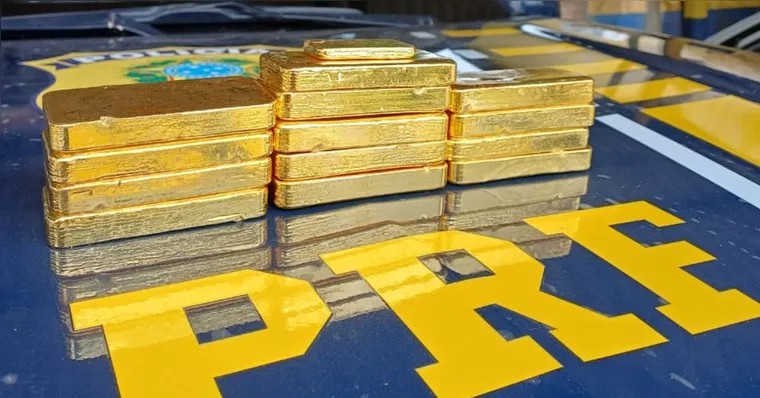 PRF APREENDE 13 KG DE OURO ILEGAL NA BR-230 NO PARÁ